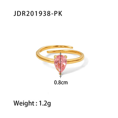 Pink Stone Rings