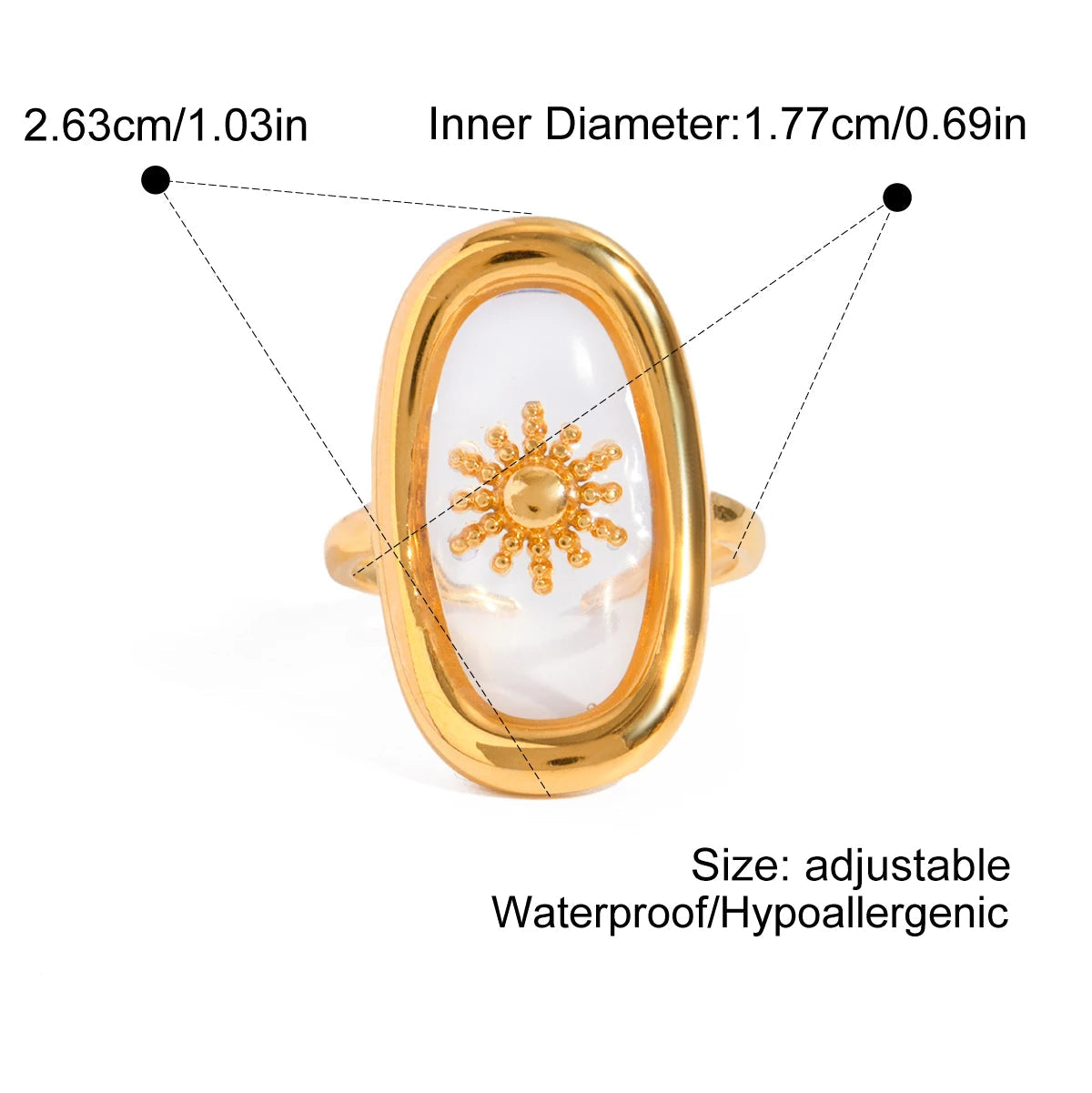 Sun Glass Ring
