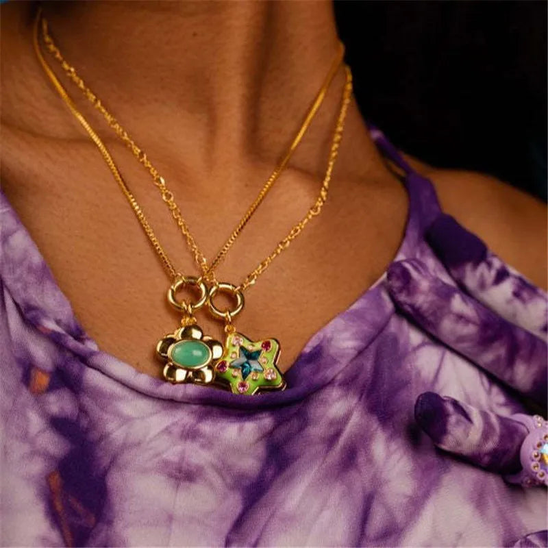 Pink Drip Necklaces