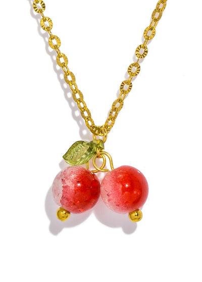Red Cherry Necklace