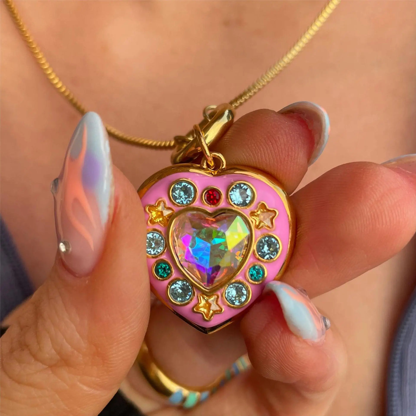 Pink Drip Necklaces