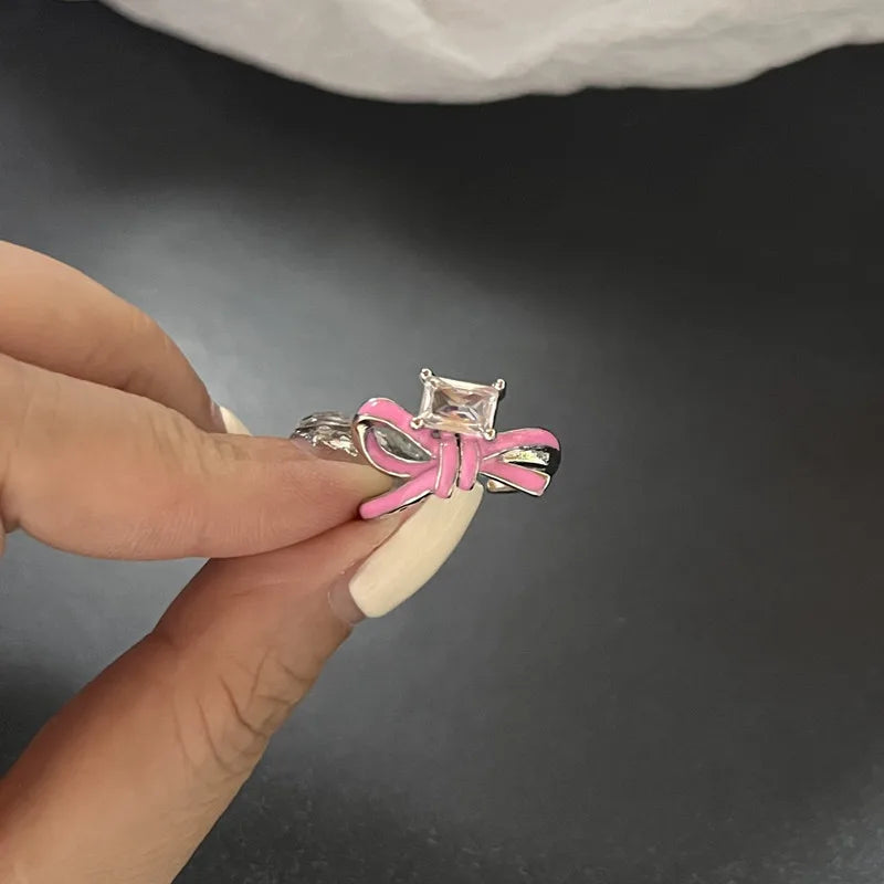 Pink Drip Rings