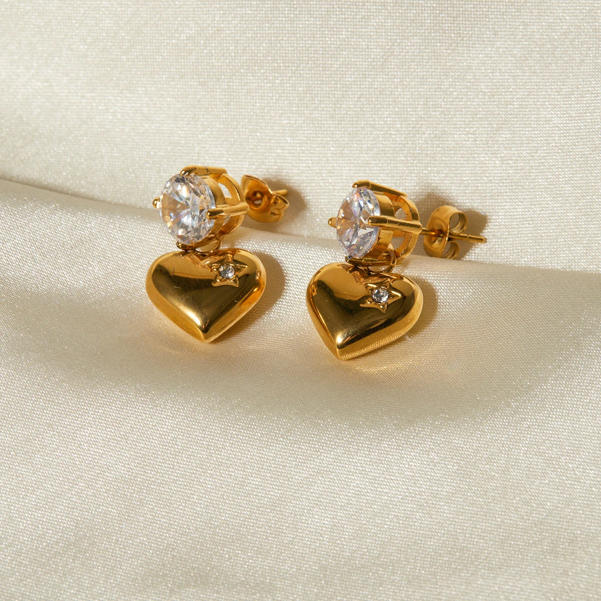 Spark Heart Earrings