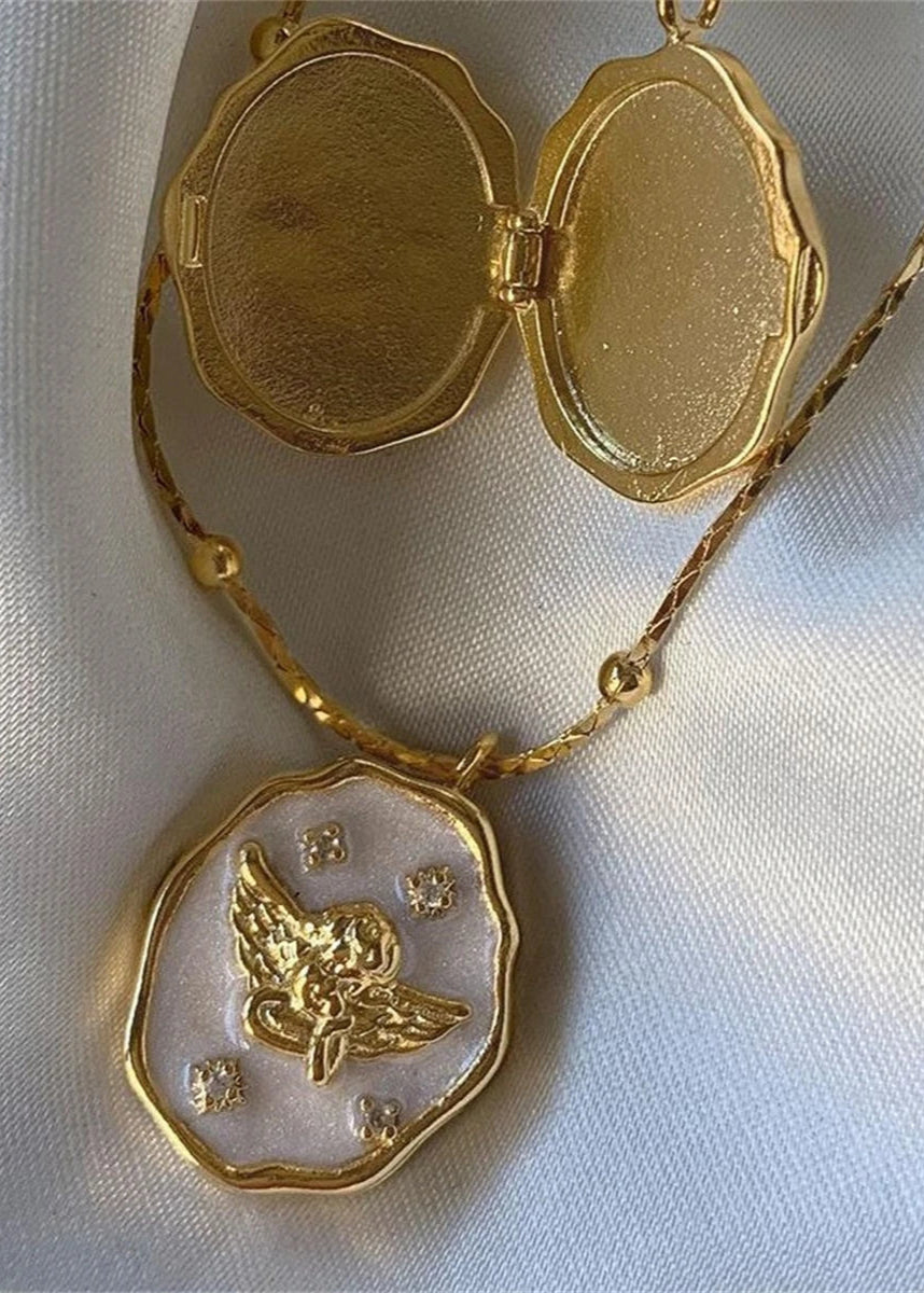 Angel Medallion Necklace