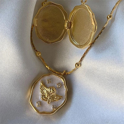 Angel Medallion Necklace