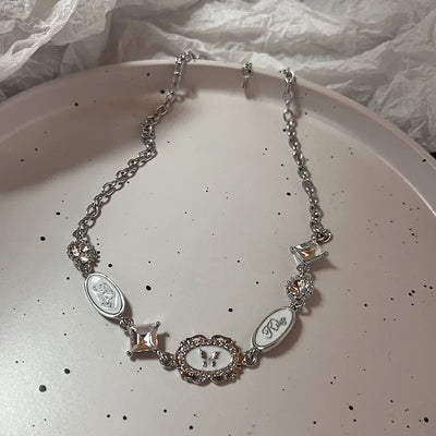 Pink Goth Necklaces