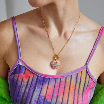 Pink Drip Necklaces
