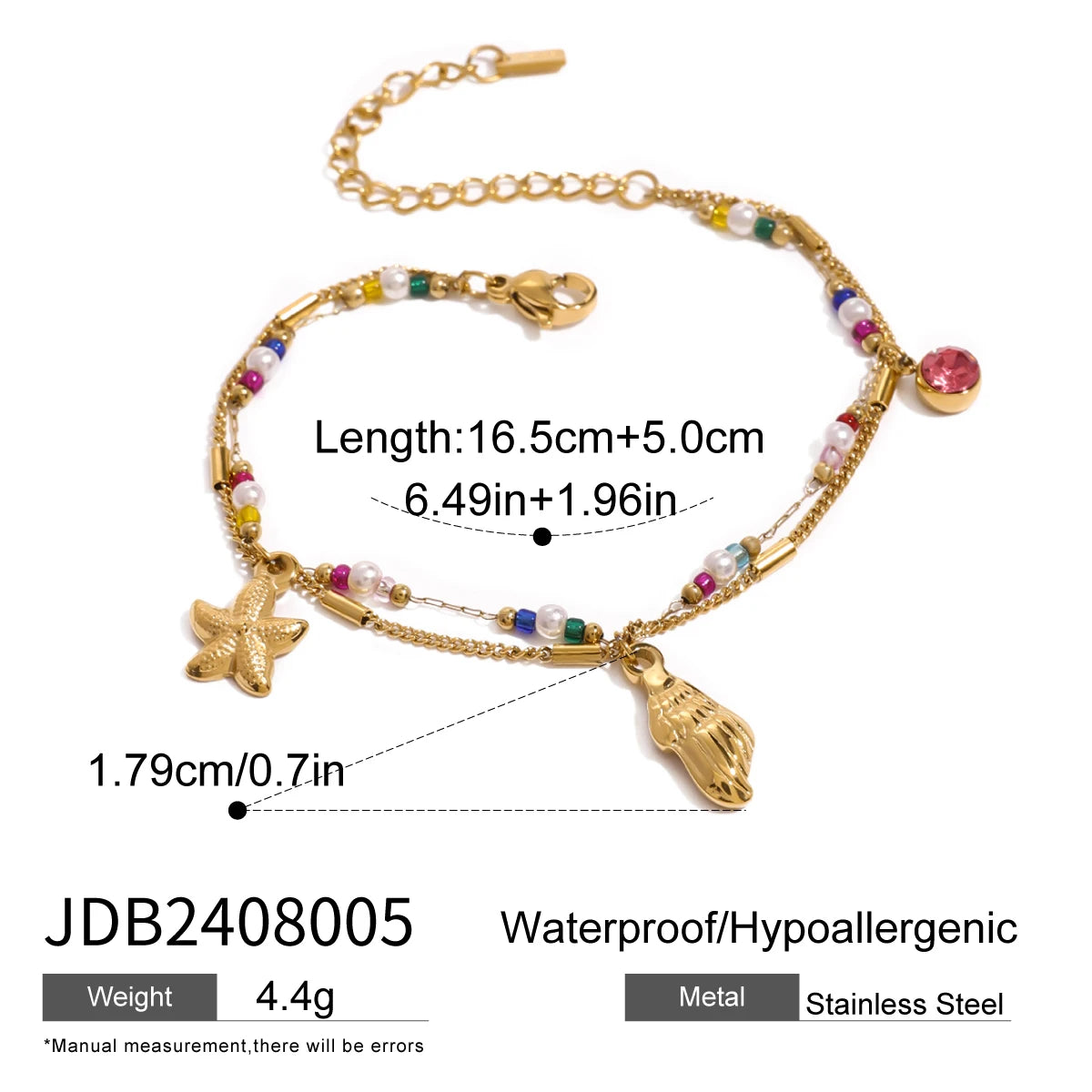 Starfish Shell Bracelet