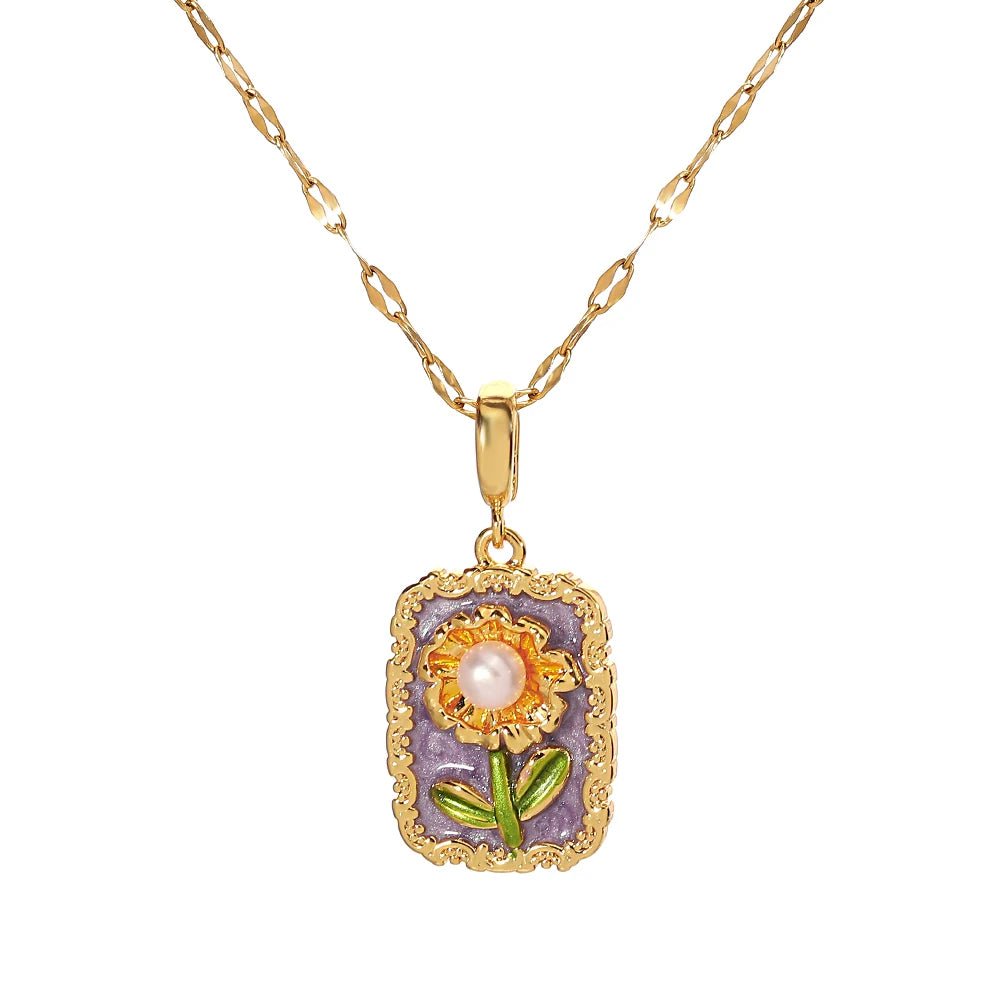 French Art Necklace