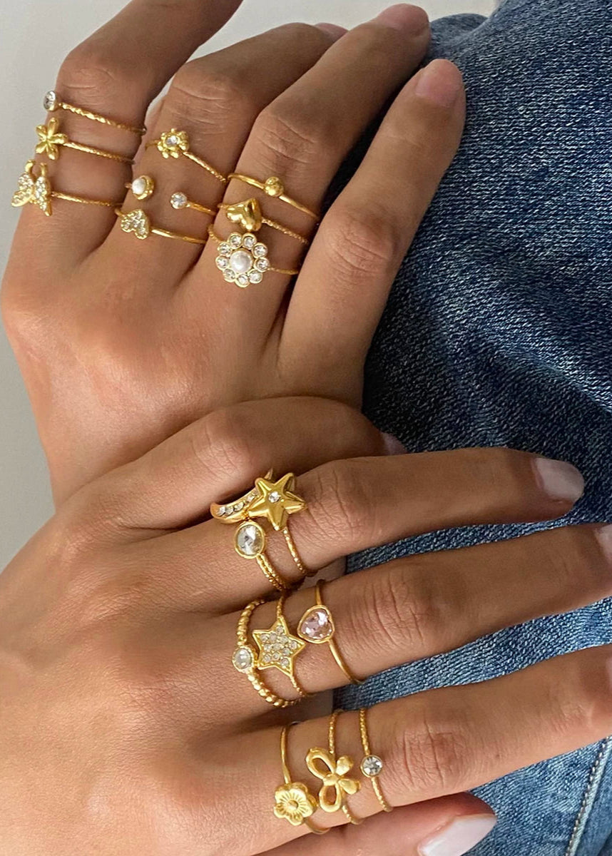 Star & Moon Ring Sets
