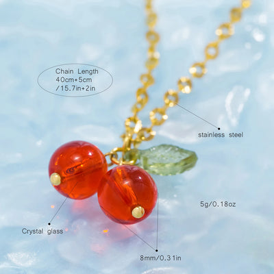 Red Cherry Necklace