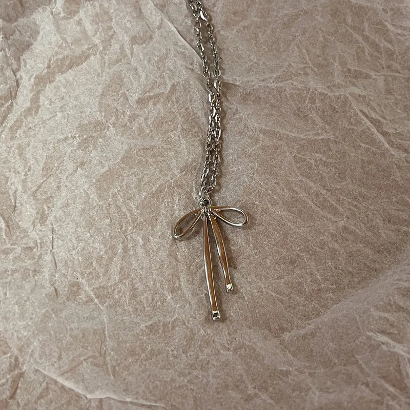 Silver Glass Necklaces