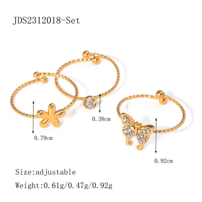 Star & Moon Ring Sets