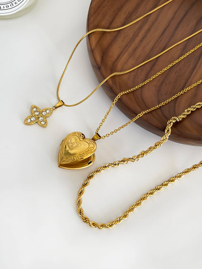 Locket Stacking Necklaces