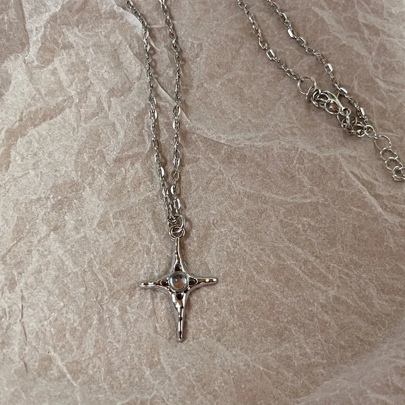 Silver Glass Necklaces