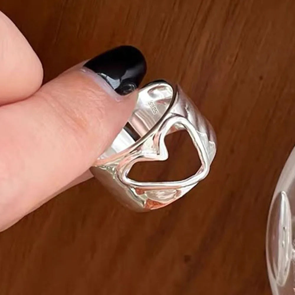 Carved Heart Ring