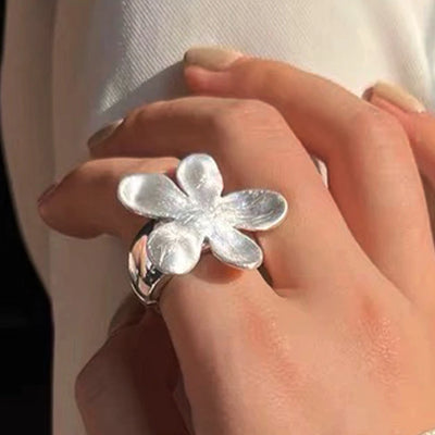 Sterling Floral Ring