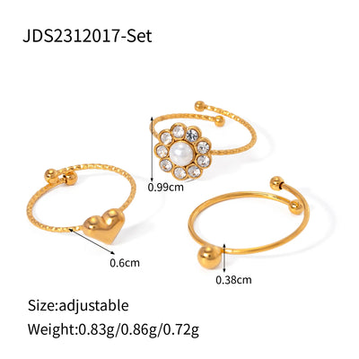 Star & Moon Ring Sets