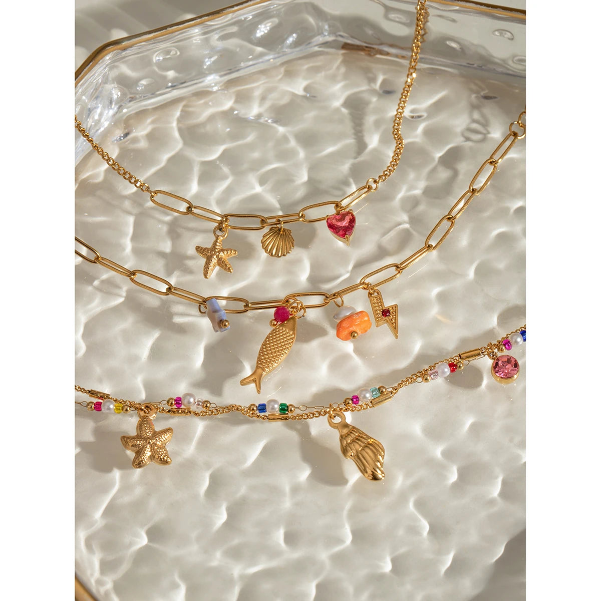 Starfish Shell Bracelet