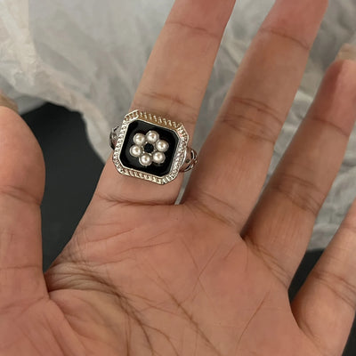 Red Goth Rings