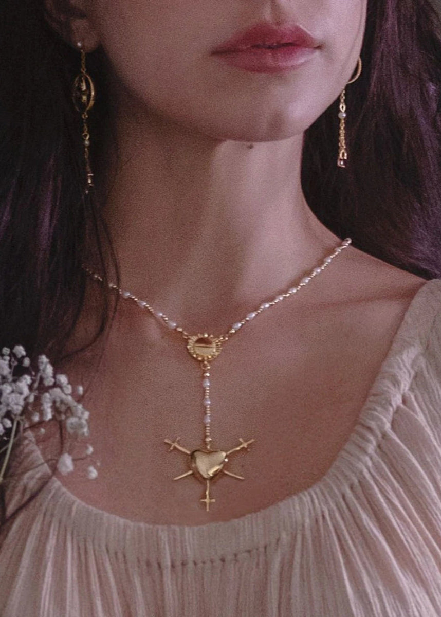 Sword Heart Necklace