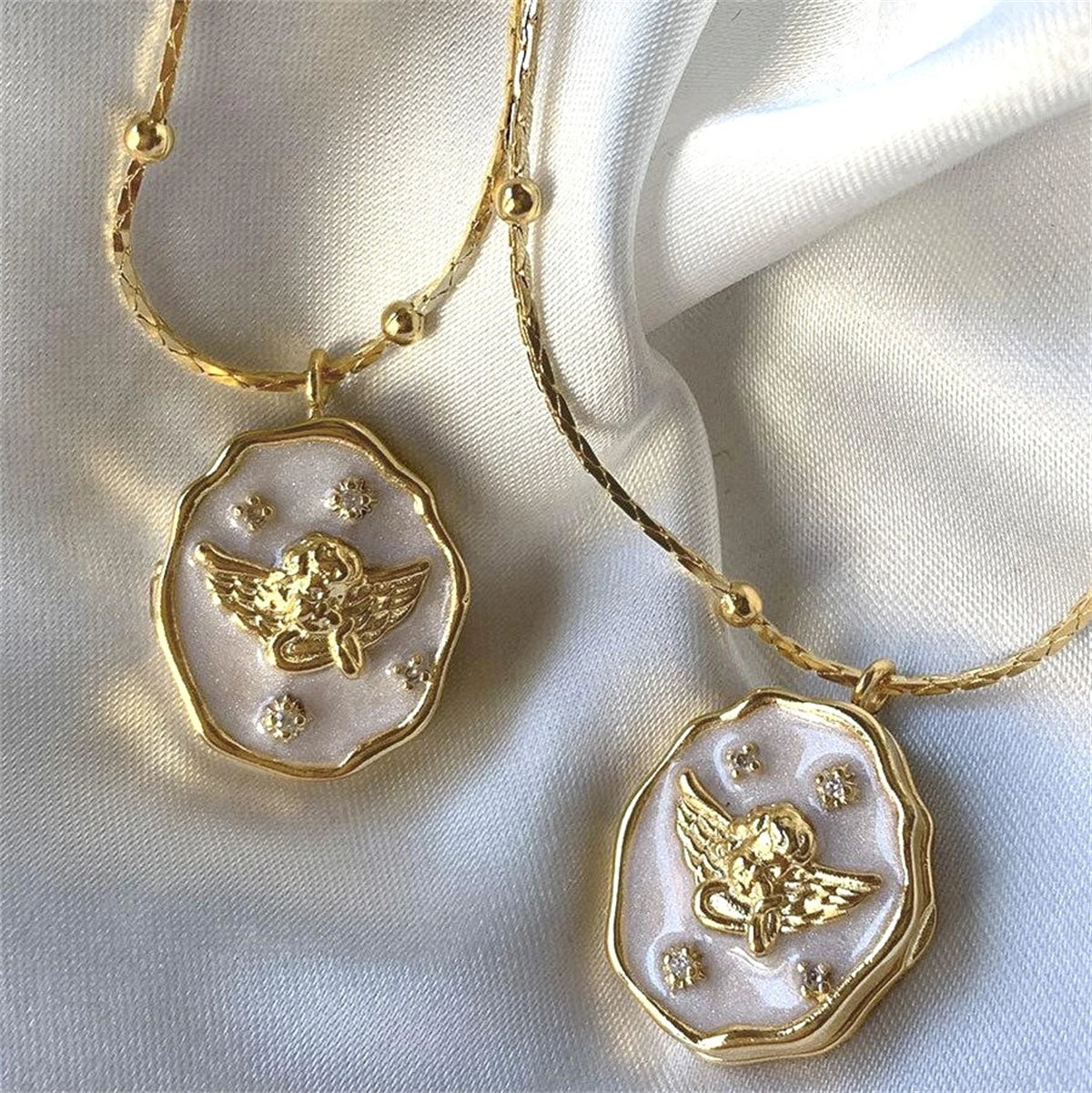 Angel Medallion Necklace