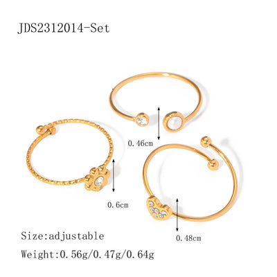 Star & Moon Ring Sets