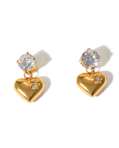 Spark Heart Earrings