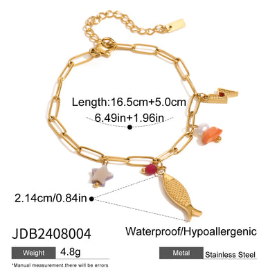 Starfish Shell Bracelet