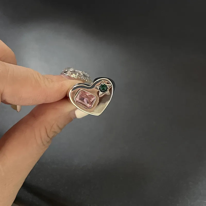 Pink Drip Rings