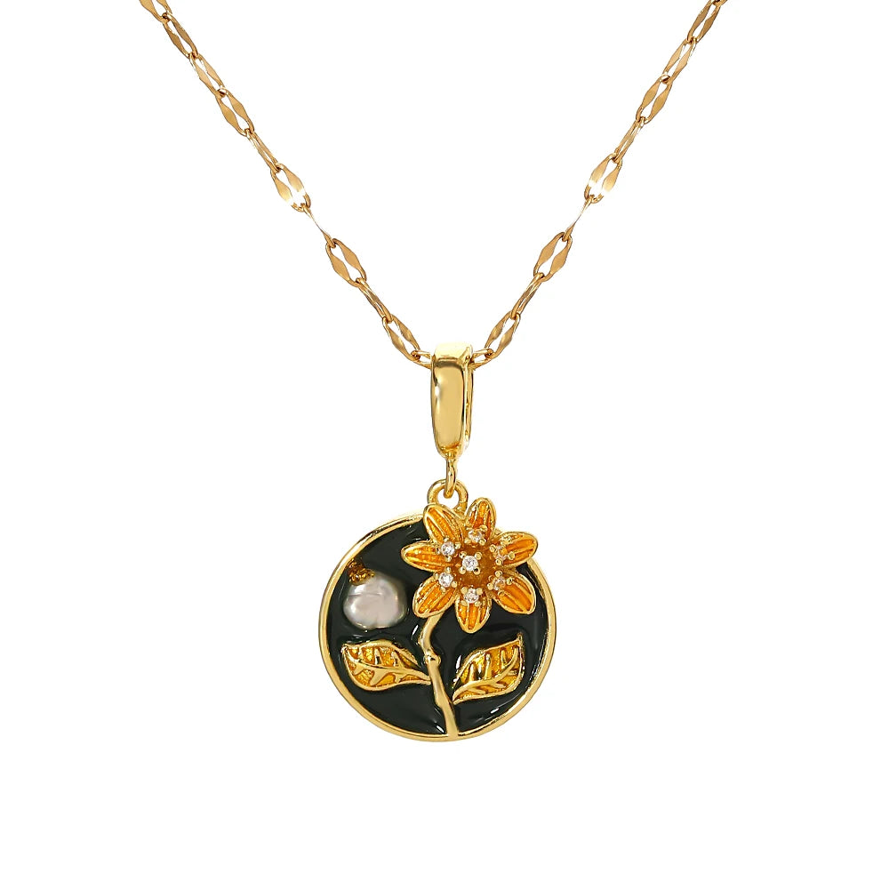 French Art Necklace