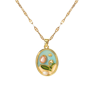 French Art Necklace