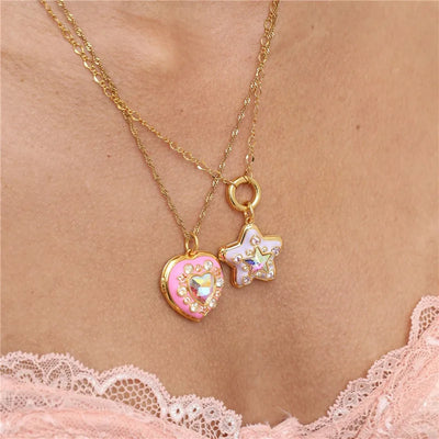 Pink Drip Necklaces
