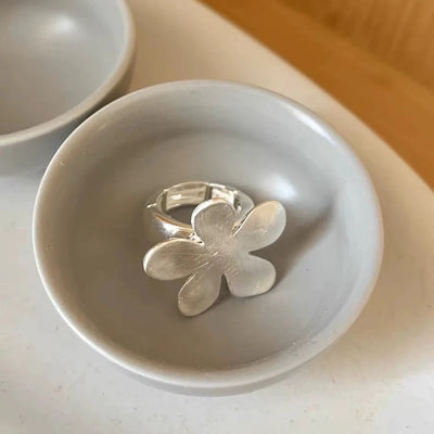 Sterling Floral Ring