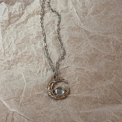 Silver Glass Necklaces
