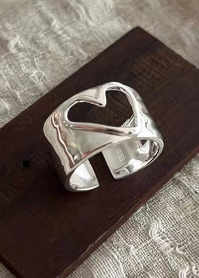 Carved Heart Ring