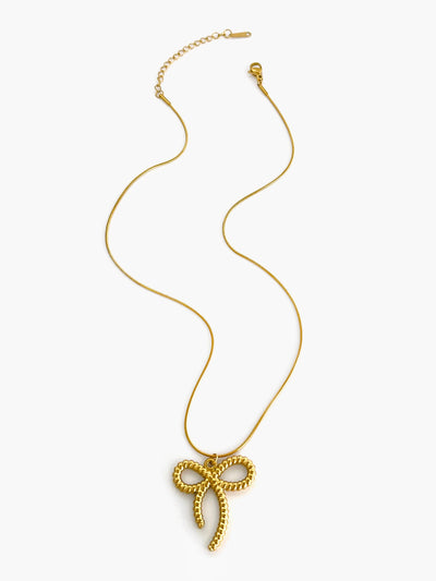 Bow Trio Necklace