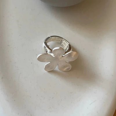 Sterling Floral Ring
