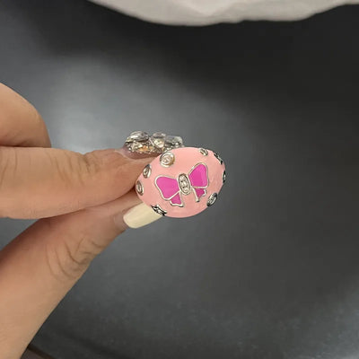 Pink Drip Rings