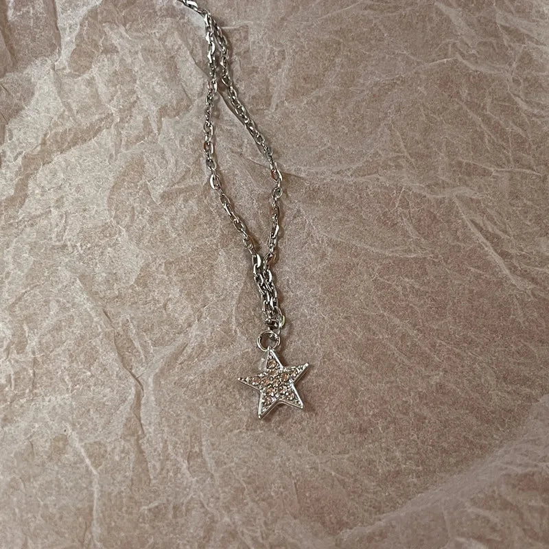 Silver Glass Necklaces