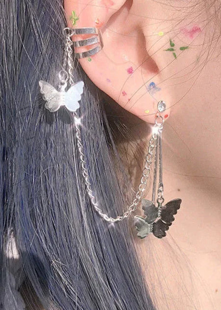 Heart Cross Earrings