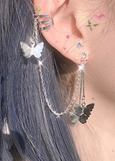 Heart Cross Earrings