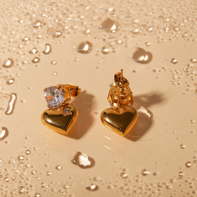 Spark Heart Earrings
