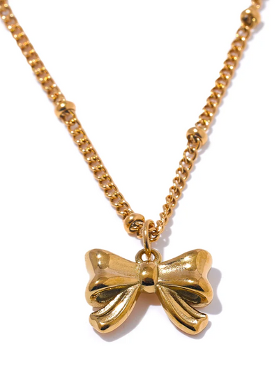 Silver Bow Tie